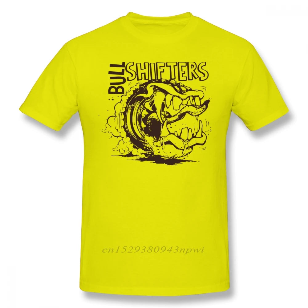 Left 4 Dead T Shirt Bull Shifters T-Shirt Print Short Sleeve Tee Shirt Oversized Cute Casual 100% Cotton Man Tshirt