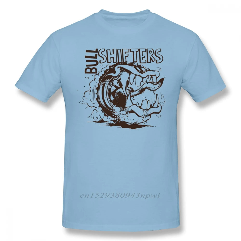 Left 4 Dead T Shirt Bull Shifters T-Shirt Print Short Sleeve Tee Shirt Oversized Cute Casual 100% Cotton Man Tshirt