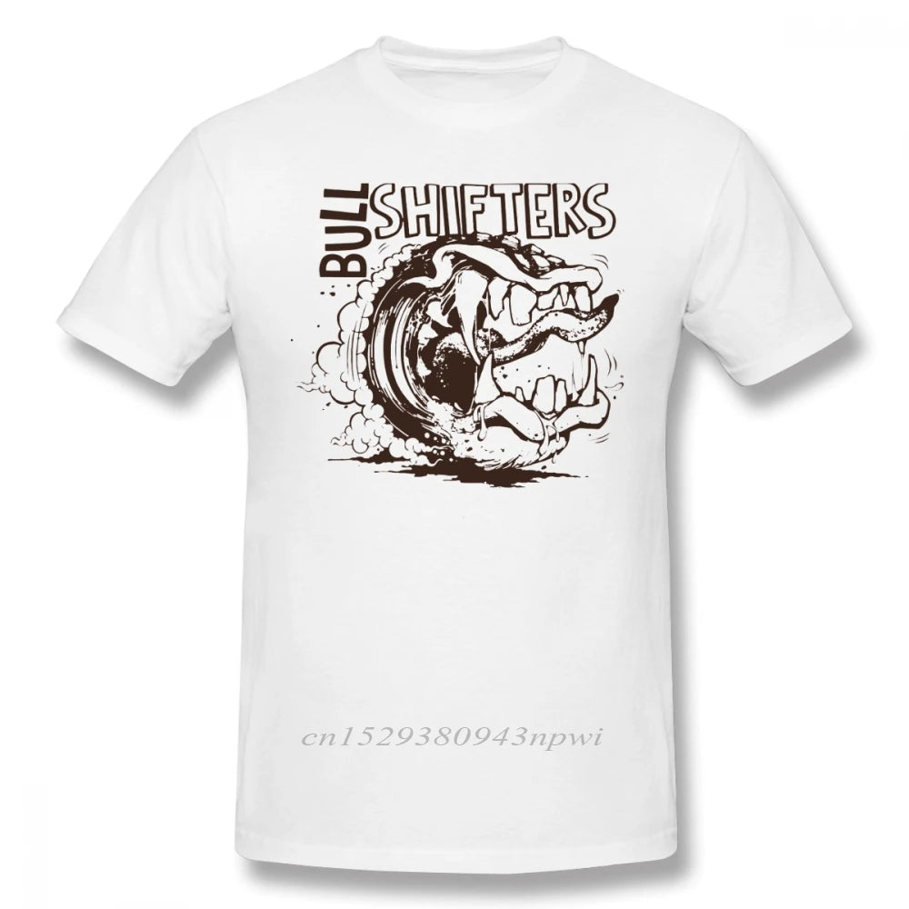 Left 4 Dead T Shirt Bull Shifters T-Shirt Print Short Sleeve Tee Shirt Oversized Cute Casual 100% Cotton Man Tshirt
