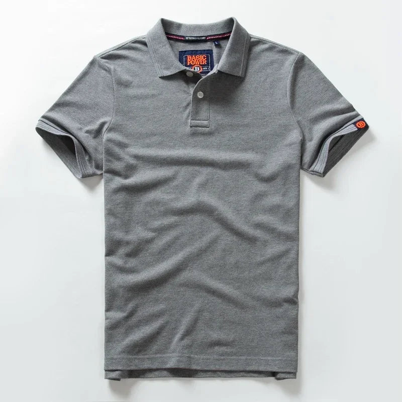 Shirts for Men 2023 autumn Men's clothing Short Sleeve tee Cotton Golf Shirts Mens Shirts and Blouses Simple polo-tshirt for men
