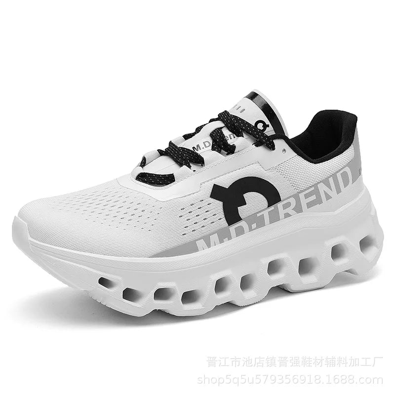 Trendy Soft Bottom Running Shoes Fashionable New Style Sports Casual Men's Shoes Anti-slip Wear-resistant Lightweight Outdoor Tr