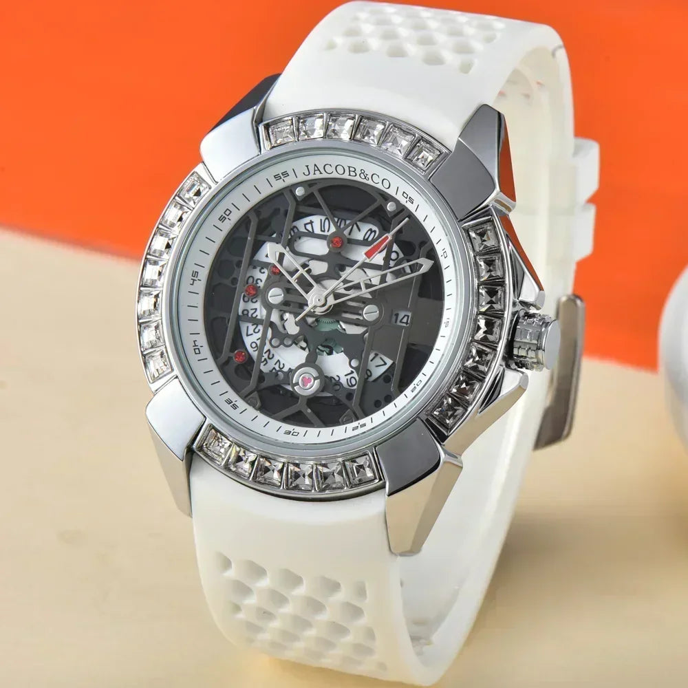 Very Super Jacob & Co Original Brand Watches For Mens Special Dial Multifunction WristWatch Business High Quality AAA Clocks