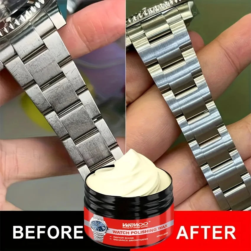 Instant Watch Polishing Paste - Metal Frame Renewal Cream, Strap and Screen Scratch Repair, Metal Jewelry Repair