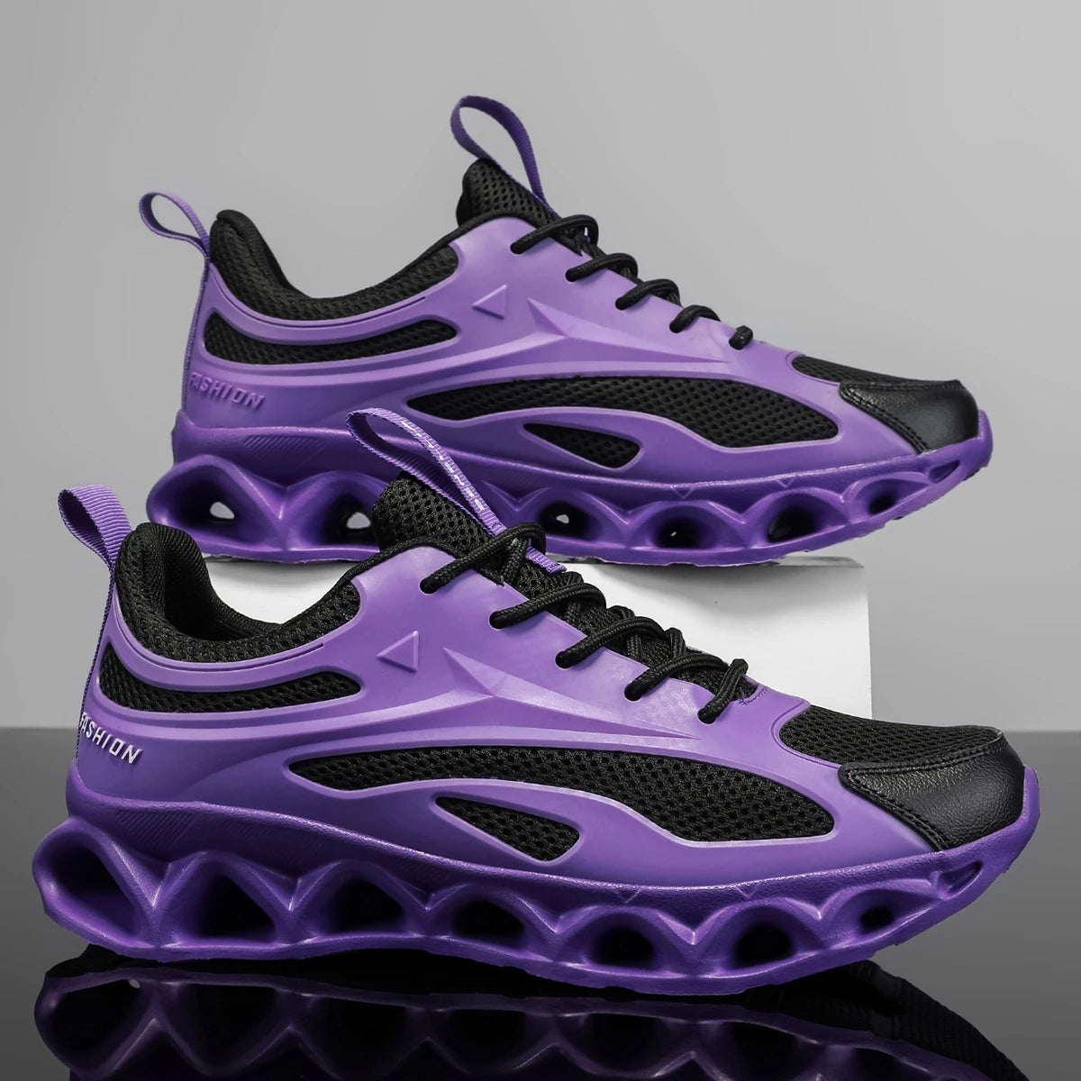 Blade running shoes, lightweight men's shoes, sports shoes, men's breathable, wear-resistant, shock-absorbing running shoes