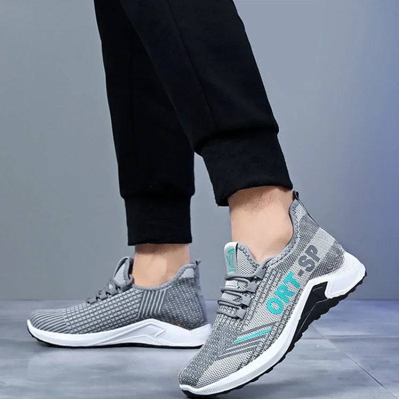 2025 Men's shoes,  fashionable sports shoes, casual shoes,breathable running shoes, outdoor walking training tennis shoes 