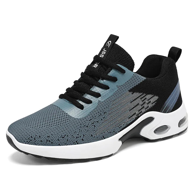 Men's sneakers Mens Breathable Knit Sneakers Soft Sole Comfort  Shoes for Sports 2025 Free shiping shoes