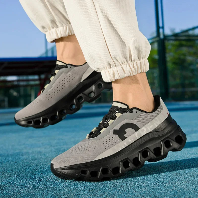 Trendy Soft Bottom Running Shoes Fashionable New Style Sports Casual Men's Shoes Anti-slip Wear-resistant Lightweight Outdoor Tr