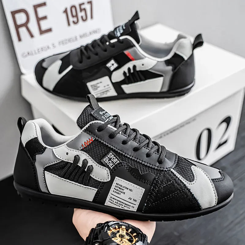 Men's Summer Breathable Fashion Sports Casual Shoes Soft Bottom Lightweight Color Block Deoxynucleotide Sneakers