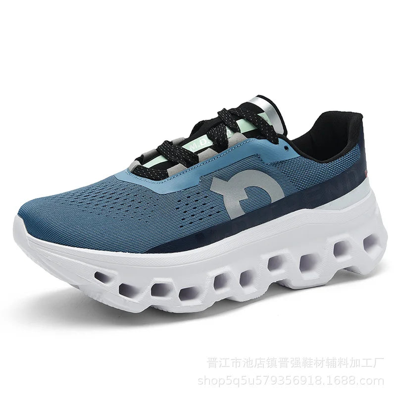 Trendy Soft Bottom Running Shoes Fashionable New Style Sports Casual Men's Shoes Anti-slip Wear-resistant Lightweight Outdoor Tr