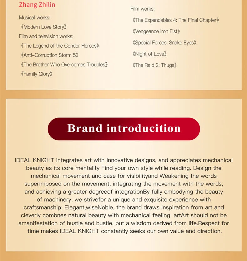 IDEAL KNIGHT Top Brand Luxruy Mens Watch Advanced Tourbillon Automatic Mechanical Watch Waterproof Luminous Dual Region Time