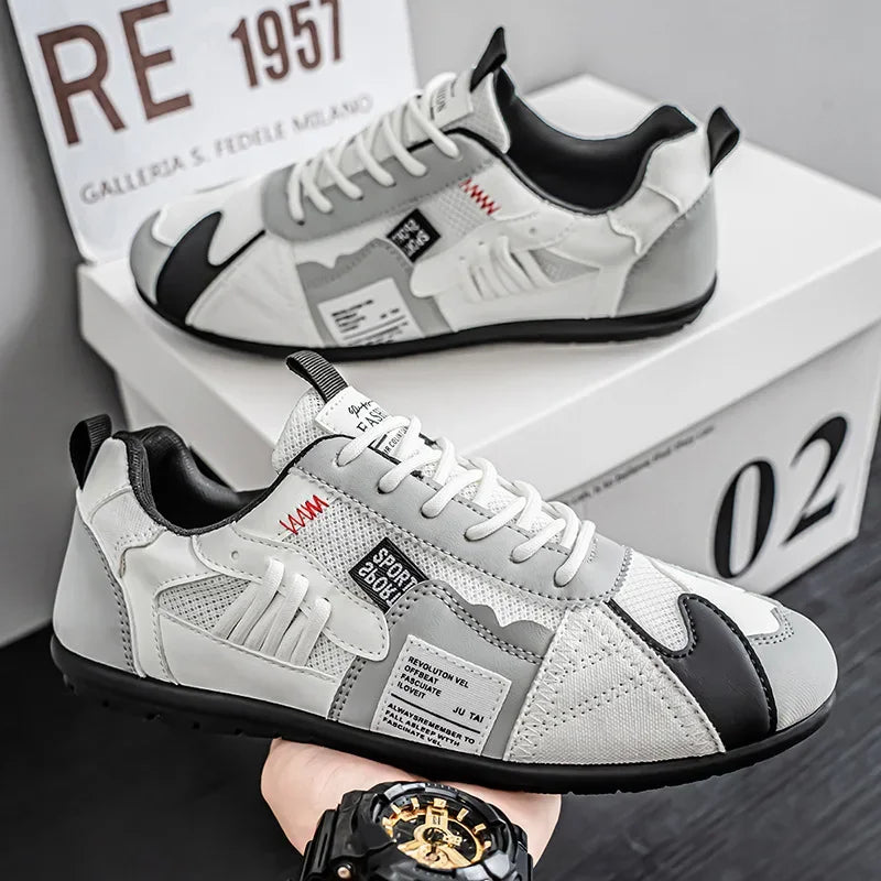 Men's Summer Breathable Fashion Sports Casual Shoes Soft Bottom Lightweight Color Block Deoxynucleotide Sneakers