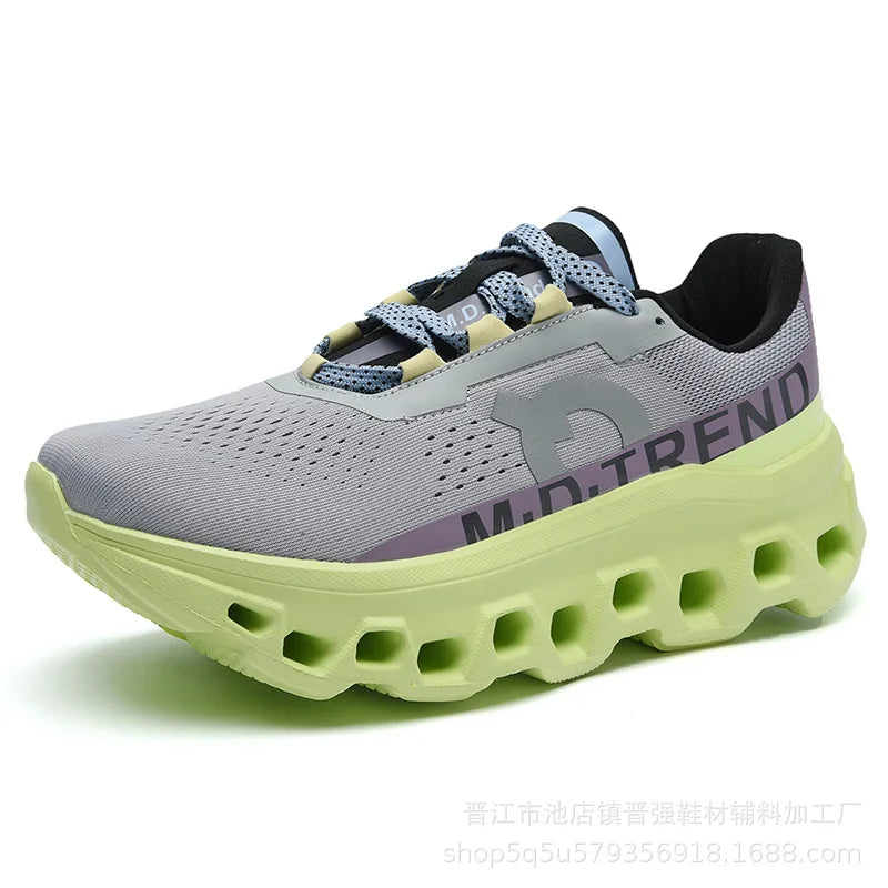 Trendy Soft Bottom Running Shoes Fashionable New Style Sports Casual Men's Shoes Anti-slip Wear-resistant Lightweight Outdoor Tr