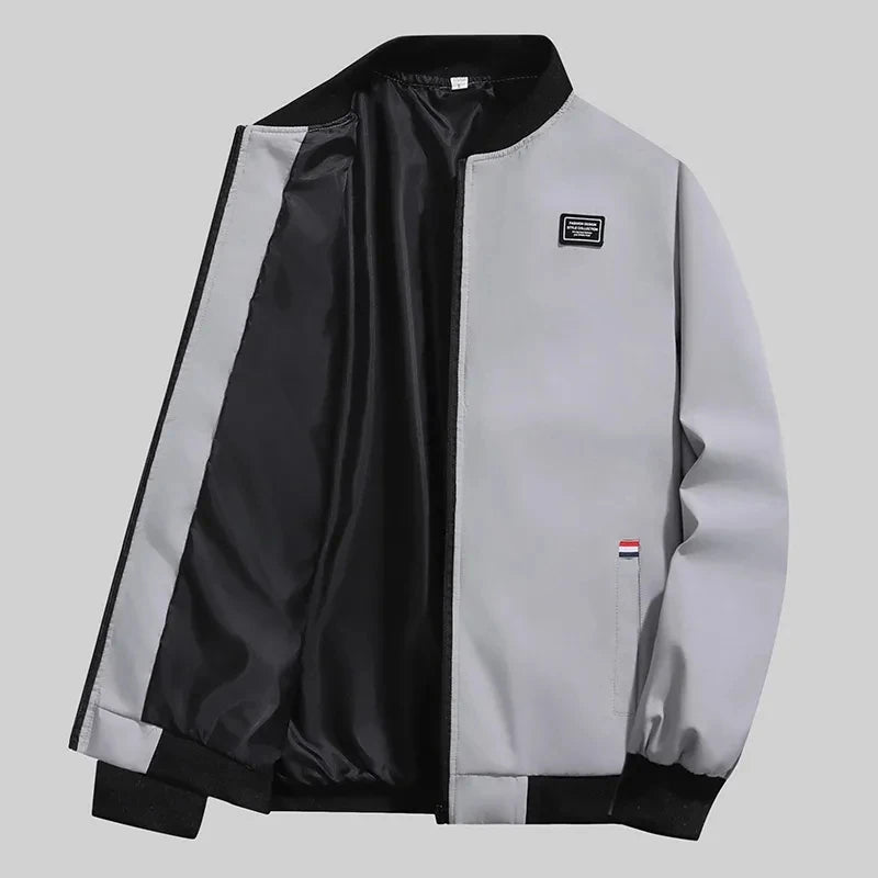 Men's Lightweight Spring Fall Windbreaker Jacket Coat Men's Windproof Outdoor Casual Stylish Zipper Pocket Jacket