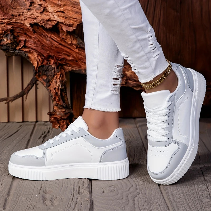 MAEDEF Women Shoes Man Casual Vulcanize Shoe Lace Up Women's Sneakers Non Slip Lightweight Comfortable Unisex Sports Shoes