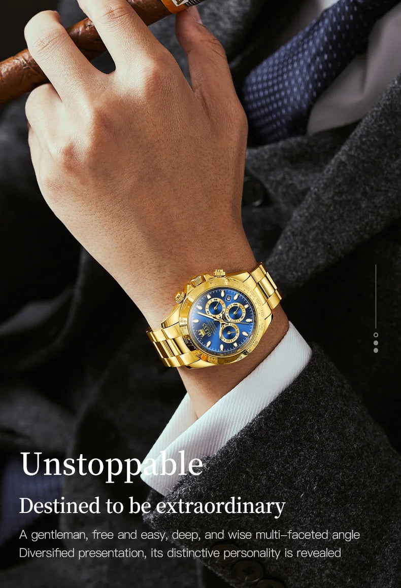 OLEVS 6638 Men Watch Brand Mechanical Movement Automatic Watch Men Luxury Waterproof Calendar Timing Code Original Men Watch