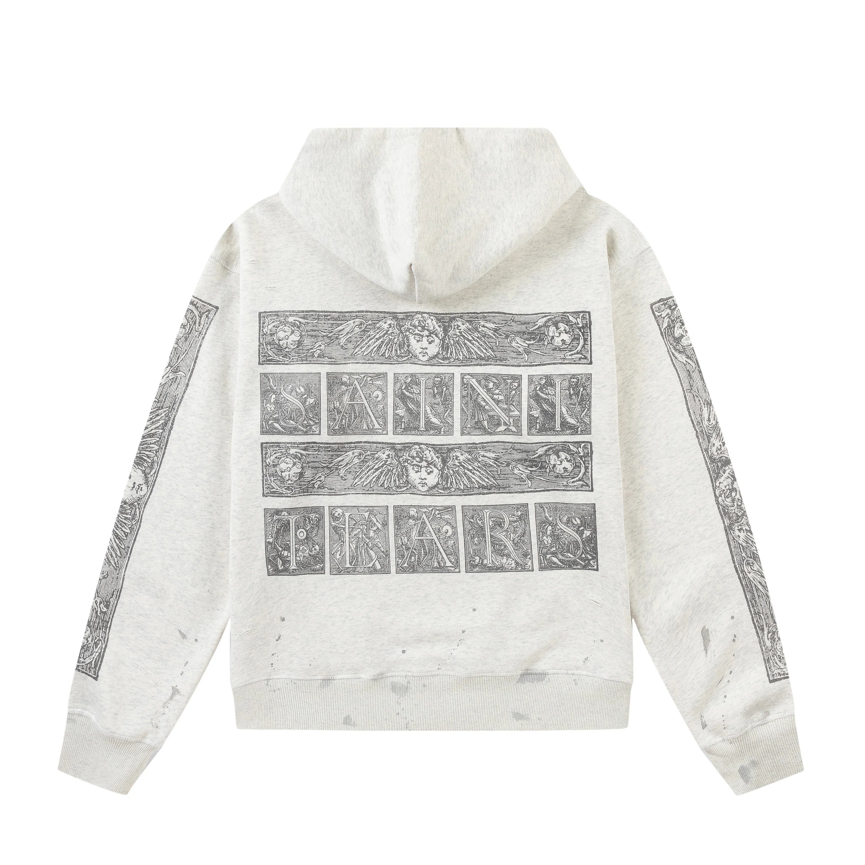 Mens Clothing Vintage high street loose casual all-in-one hoodie  ropa hombre