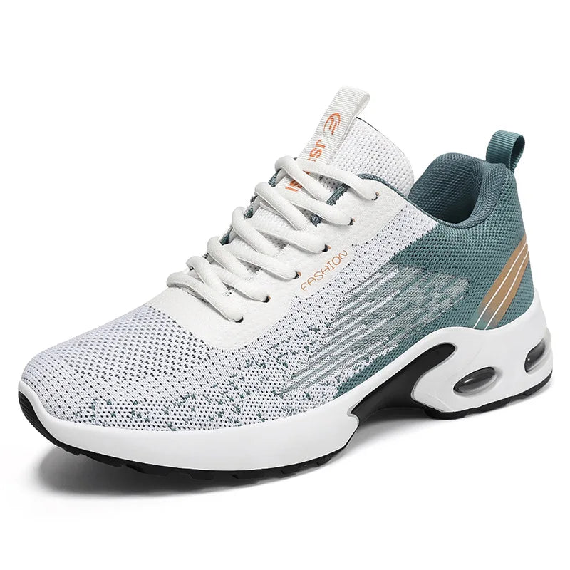 Men's sneakers Mens Breathable Knit Sneakers Soft Sole Comfort  Shoes for Sports 2025 Free shiping shoes