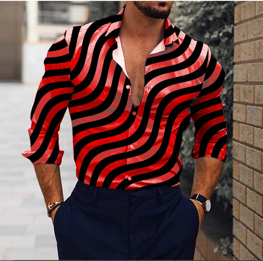 Men's shirt cool funny combination graffiti fashion casual party outdoor soft and comfortable fabric 2023 new spring and summer