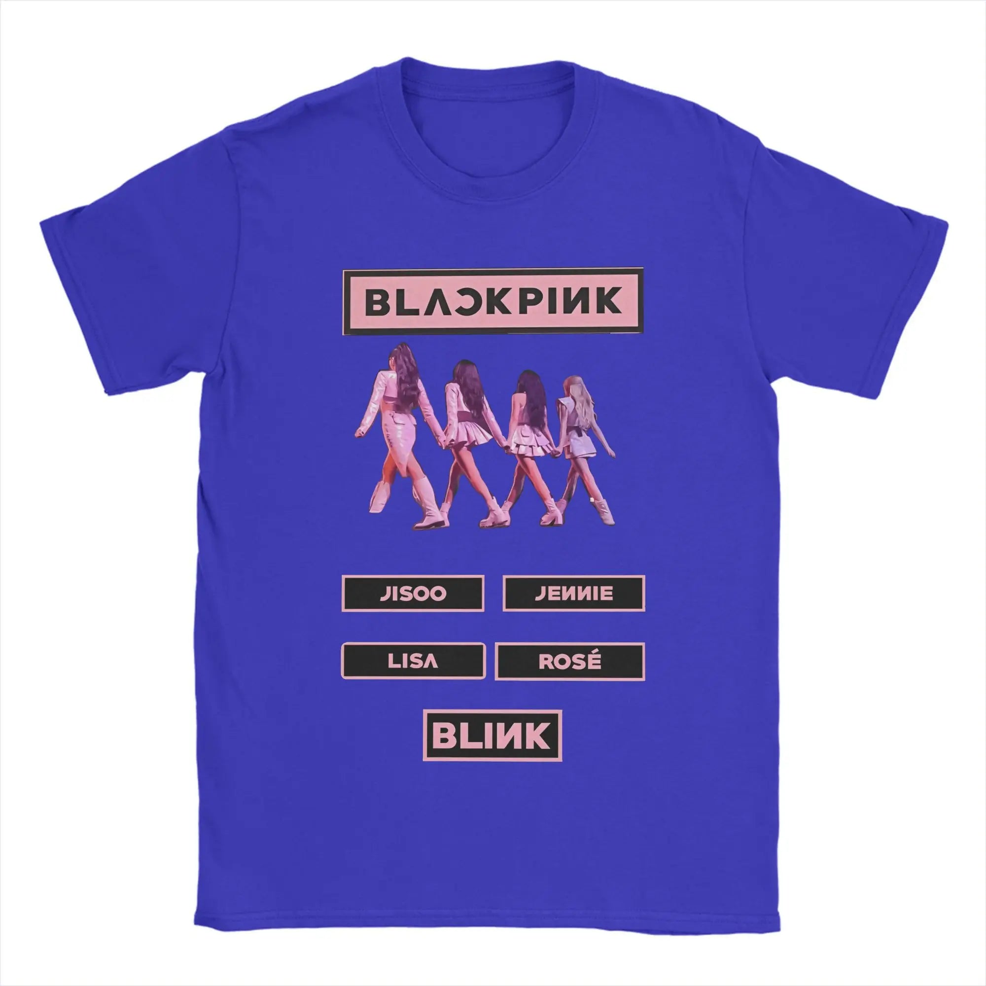 Men's T-Shirts Are You Born Pink Member World Tour Leisure Pure Cotton Tees Short Sleeve  T Shirt O Neck Clothes New Arrival
