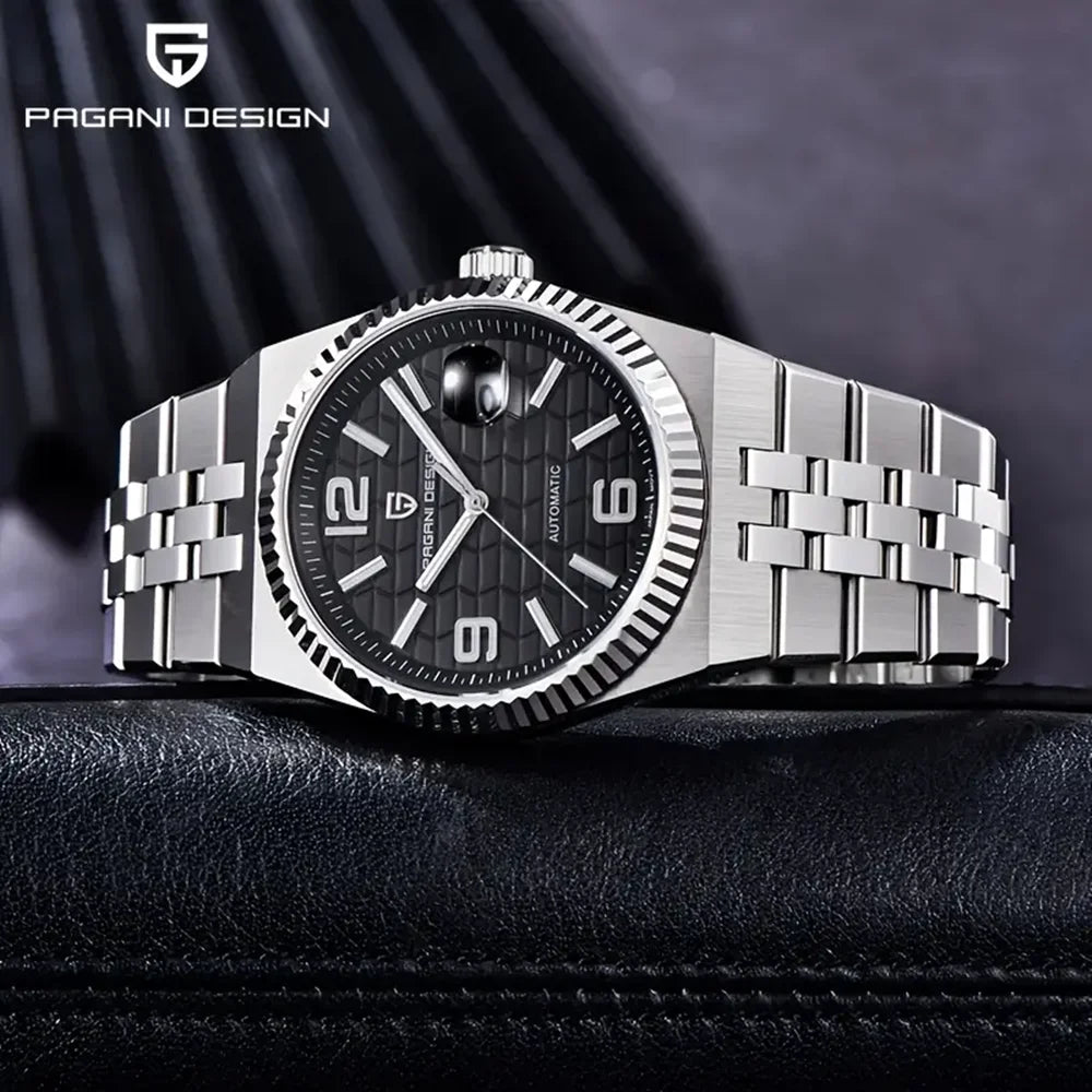 2025 New PAGANI DESIGN 40MM Men Mechanical Watch Top Brand Sapphire Glass Automatic Watch 100M Waterproof Luminous Watch for Men