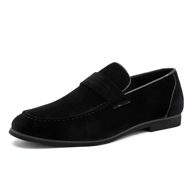 Autumn Brock leather men's head layer cowhide British Korean version breathable business dress casual wedding leather shoes
