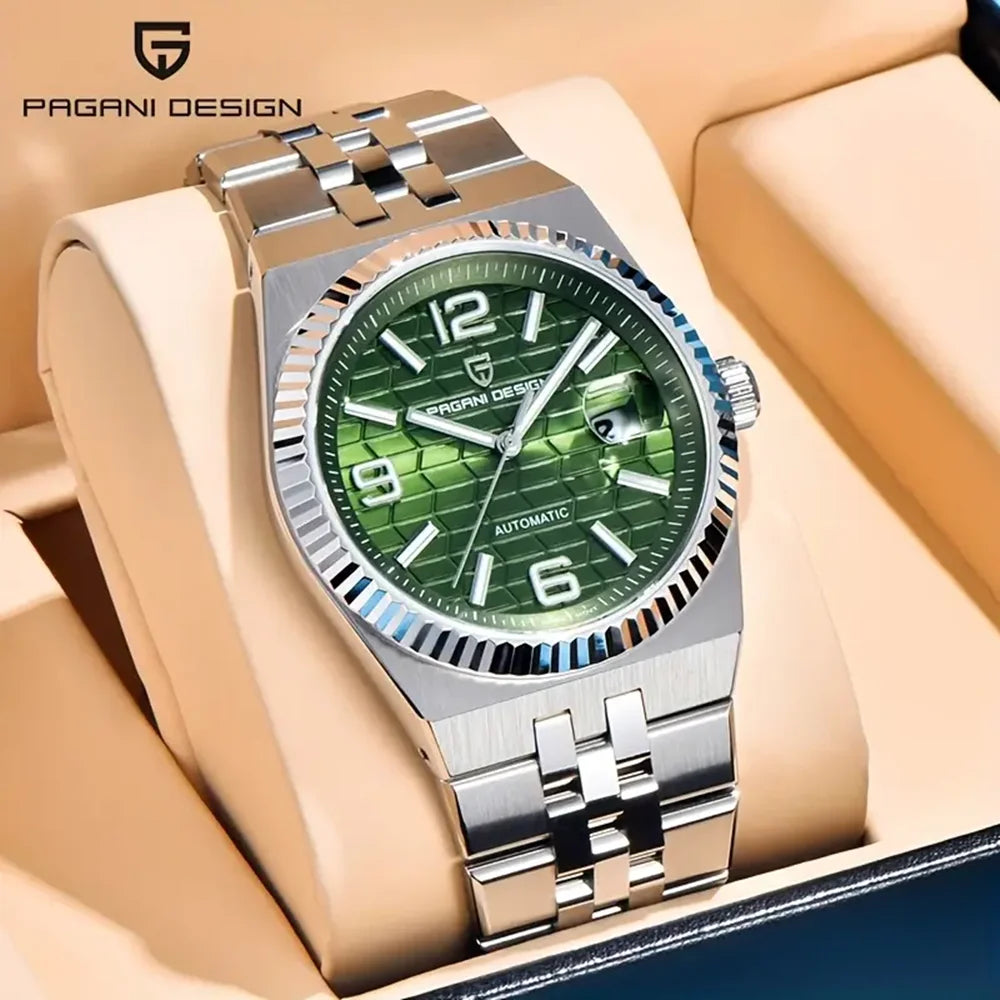 2025 New PAGANI DESIGN 40MM Men Mechanical Watch Top Brand Sapphire Glass Automatic Watch 100M Waterproof Luminous Watch for Men