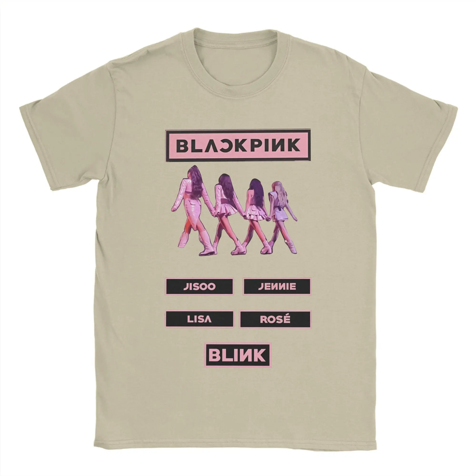 Men's T-Shirts Are You Born Pink Member World Tour Leisure Pure Cotton Tees Short Sleeve  T Shirt O Neck Clothes New Arrival