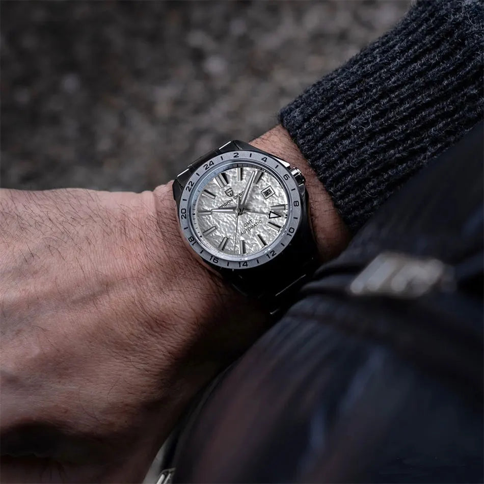 PAGANI DESIGN New GMT Mens Mechanical Watches 100M Waterproof Clock Sapphire Glass Automatic Men Watch PD-1792 Relogio Masculino