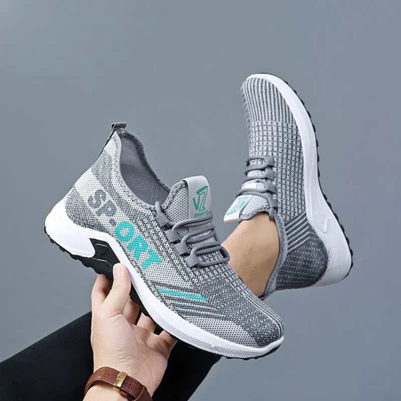 2025 Men's shoes,  fashionable sports shoes, casual shoes,breathable running shoes, outdoor walking training tennis shoes 