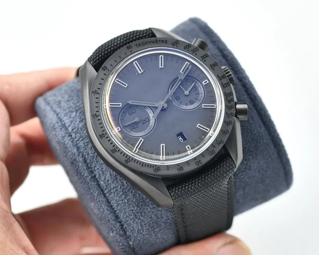 2025VIP  Black Automatic Mechanical Watch Multifunctional Men Watches Stainless Stel Calendar Sports Brown Leather Customized