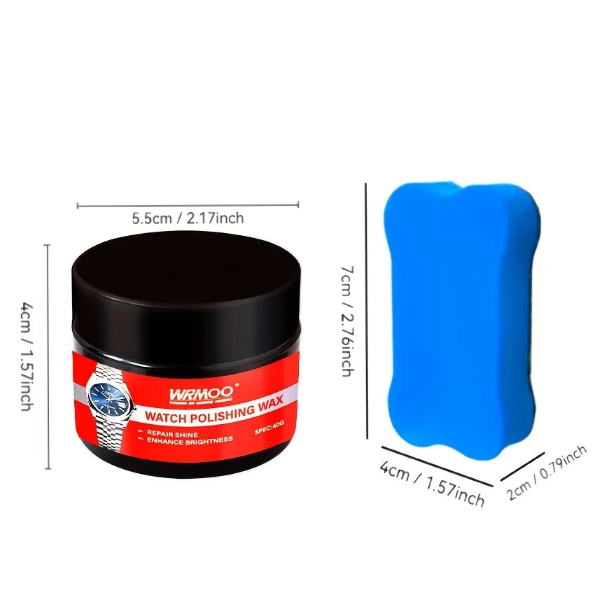 Instant Watch Polishing Paste - Metal Frame Renewal Cream, Strap and Screen Scratch Repair, Metal Jewelry Repair