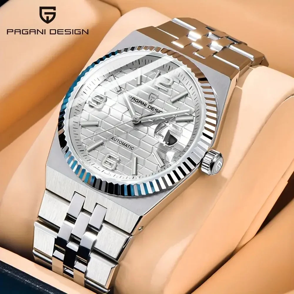 2025 New PAGANI DESIGN 40MM Men Mechanical Watch Top Brand Sapphire Glass Automatic Watch 100M Waterproof Luminous Watch for Men