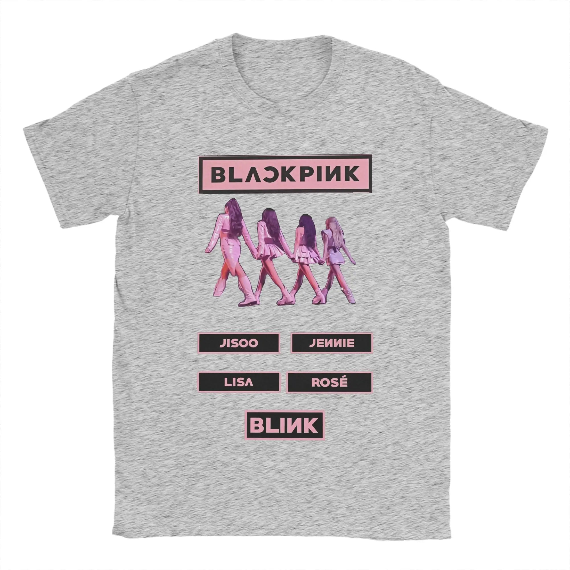 Men's T-Shirts Are You Born Pink Member World Tour Leisure Pure Cotton Tees Short Sleeve  T Shirt O Neck Clothes New Arrival
