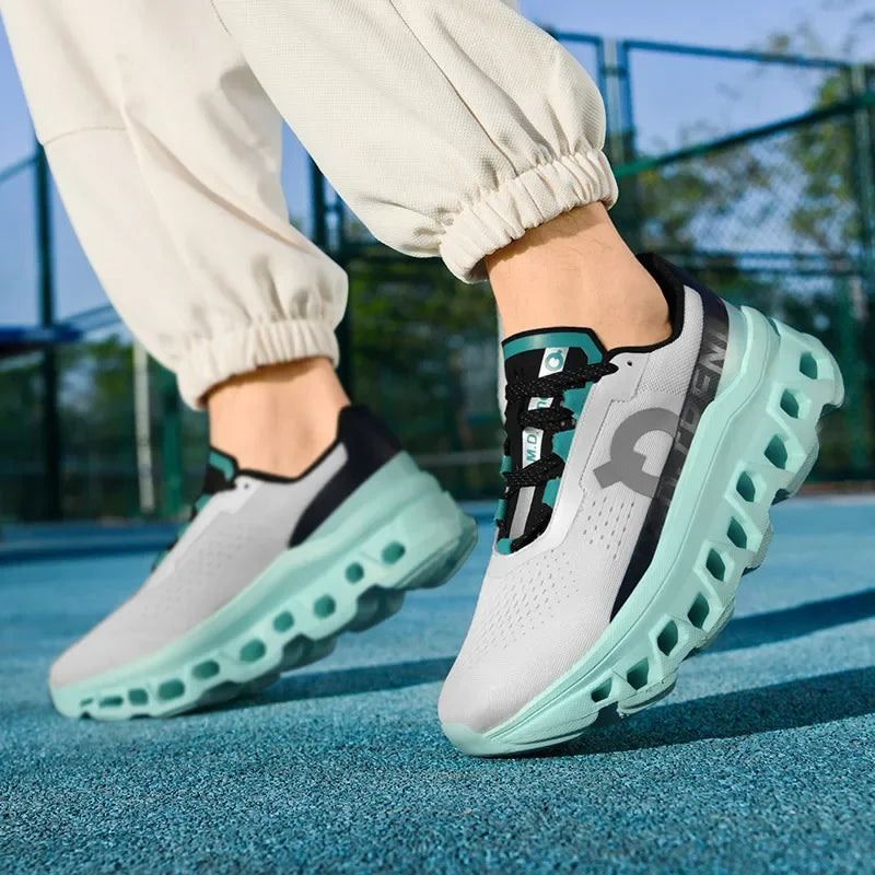 Trendy Soft Bottom Running Shoes Fashionable New Style Sports Casual Men's Shoes Anti-slip Wear-resistant Lightweight Outdoor Tr