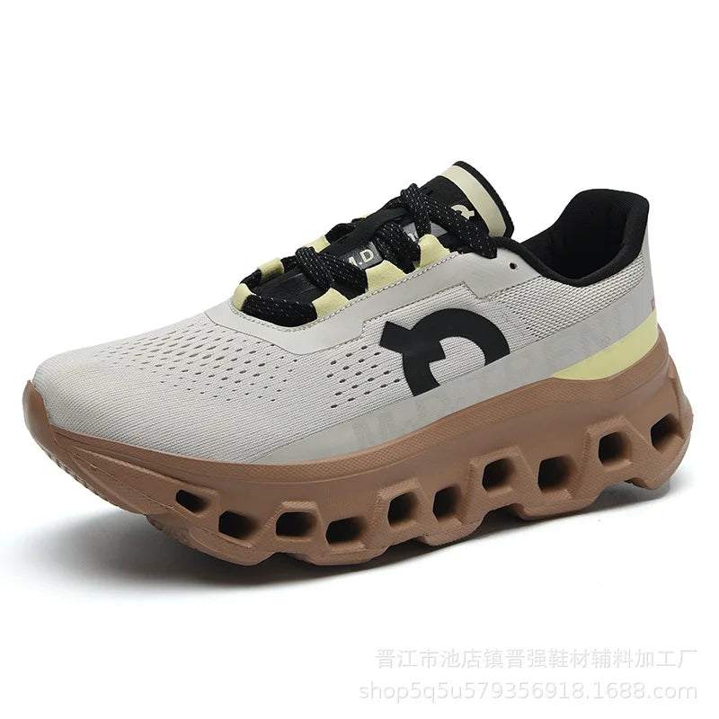 Trendy Soft Bottom Running Shoes Fashionable New Style Sports Casual Men's Shoes Anti-slip Wear-resistant Lightweight Outdoor Tr