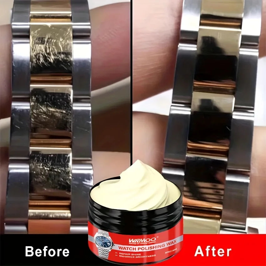 Instant Watch Polishing Paste - Metal Frame Renewal Cream, Strap and Screen Scratch Repair, Metal Jewelry Repair