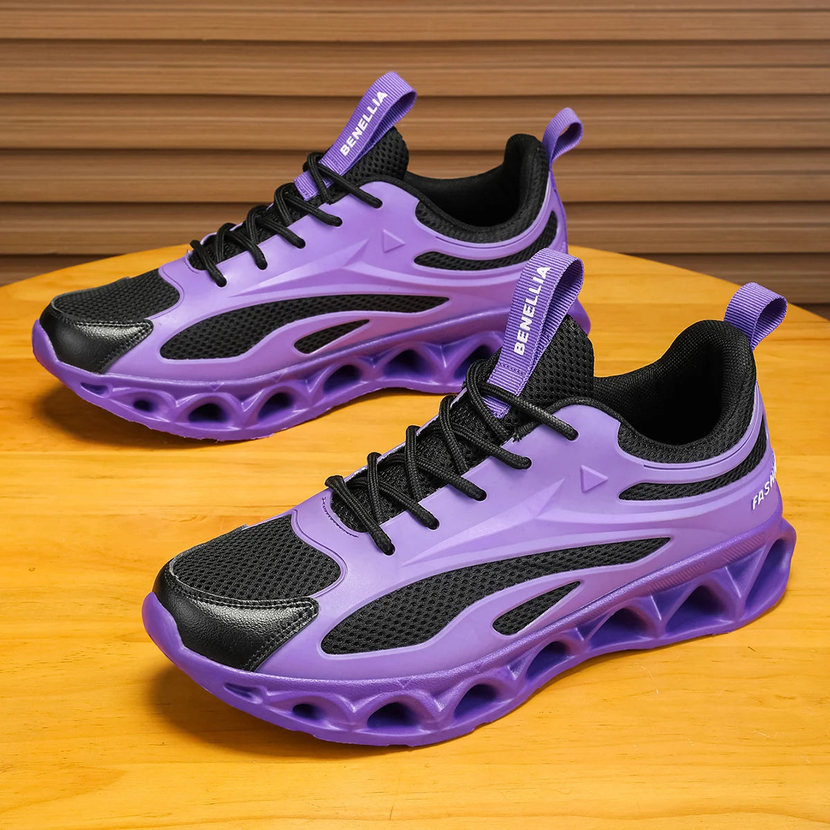 Blade running shoes, lightweight men's shoes, sports shoes, men's breathable, wear-resistant, shock-absorbing running shoes