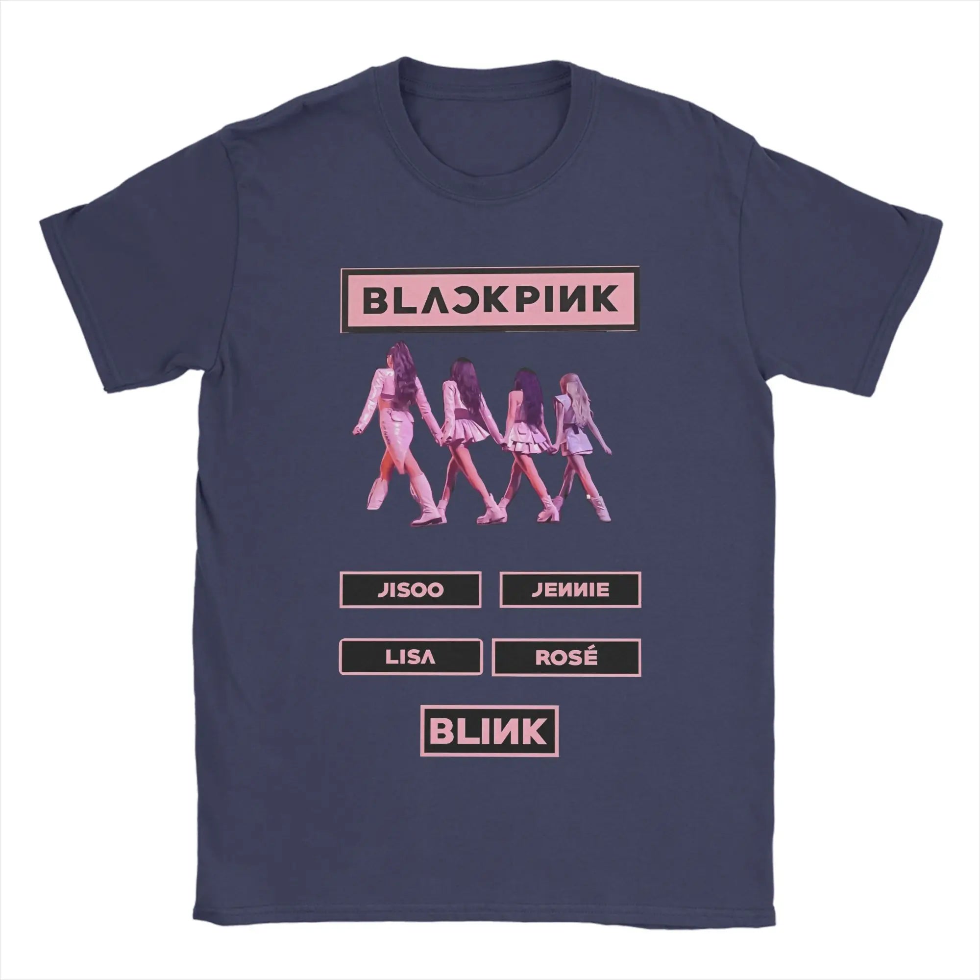 Men's T-Shirts Are You Born Pink Member World Tour Leisure Pure Cotton Tees Short Sleeve  T Shirt O Neck Clothes New Arrival