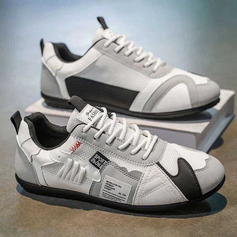 Men's Summer Breathable Fashion Sports Casual Shoes Soft Bottom Lightweight Color Block Deoxynucleotide Sneakers