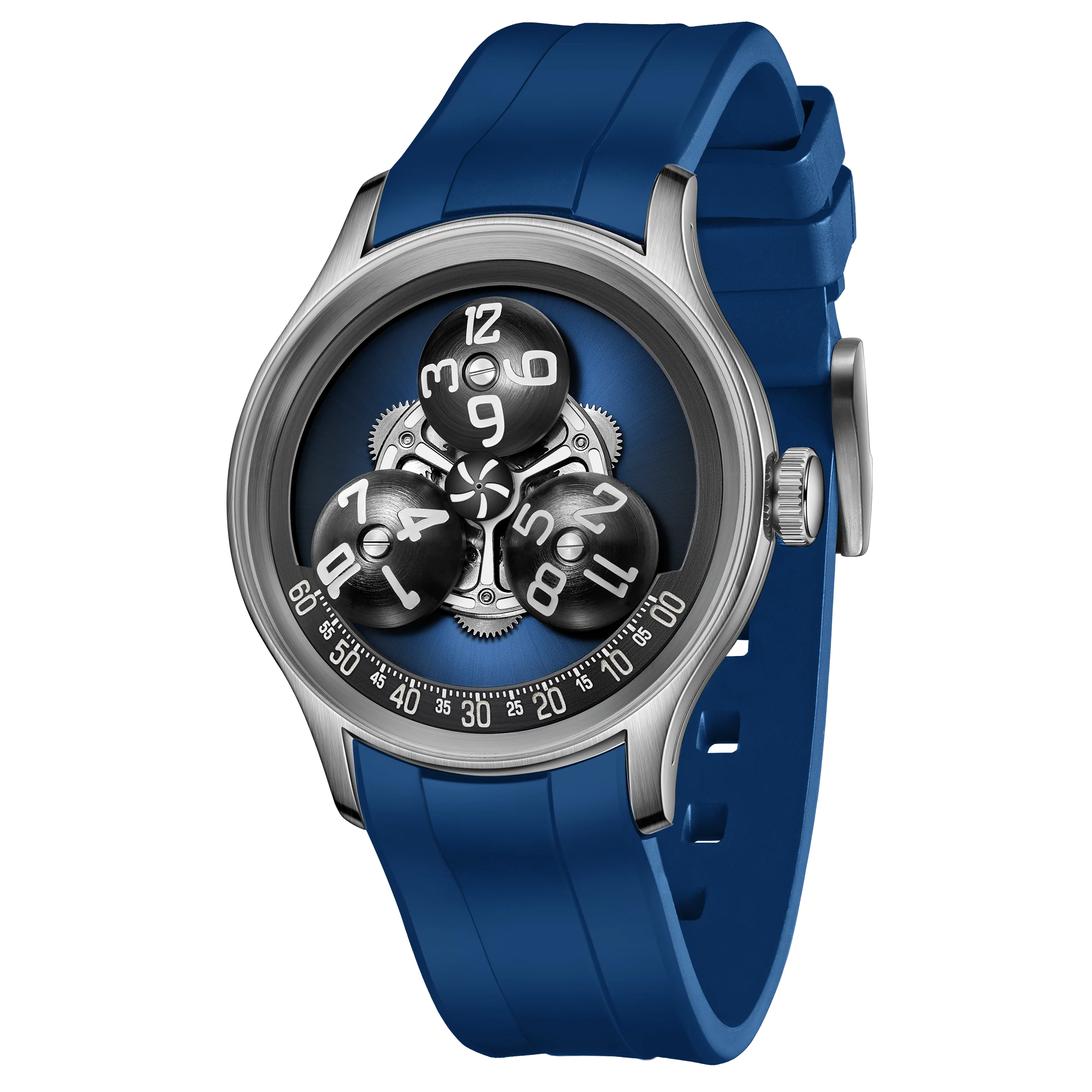 OBLVLO New Design Trisome Star Planet Automatic Watch For Men Luxury Super Luminous 316L Steel Case Mechanical Watch BLM-TRISOME