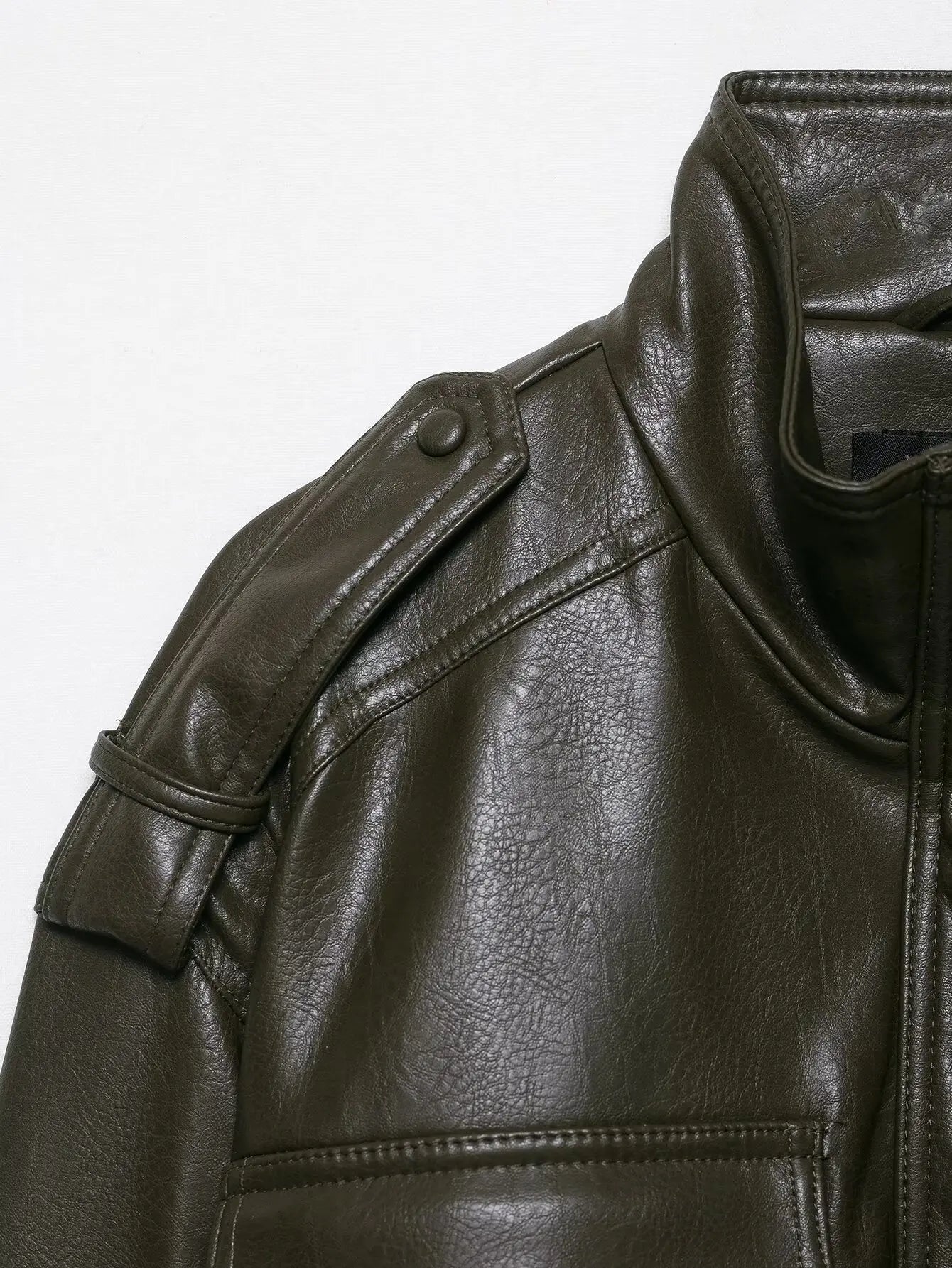 Women's Jacket 2025 New Arrival Women's Casual Fashion Faux Leather Jacket