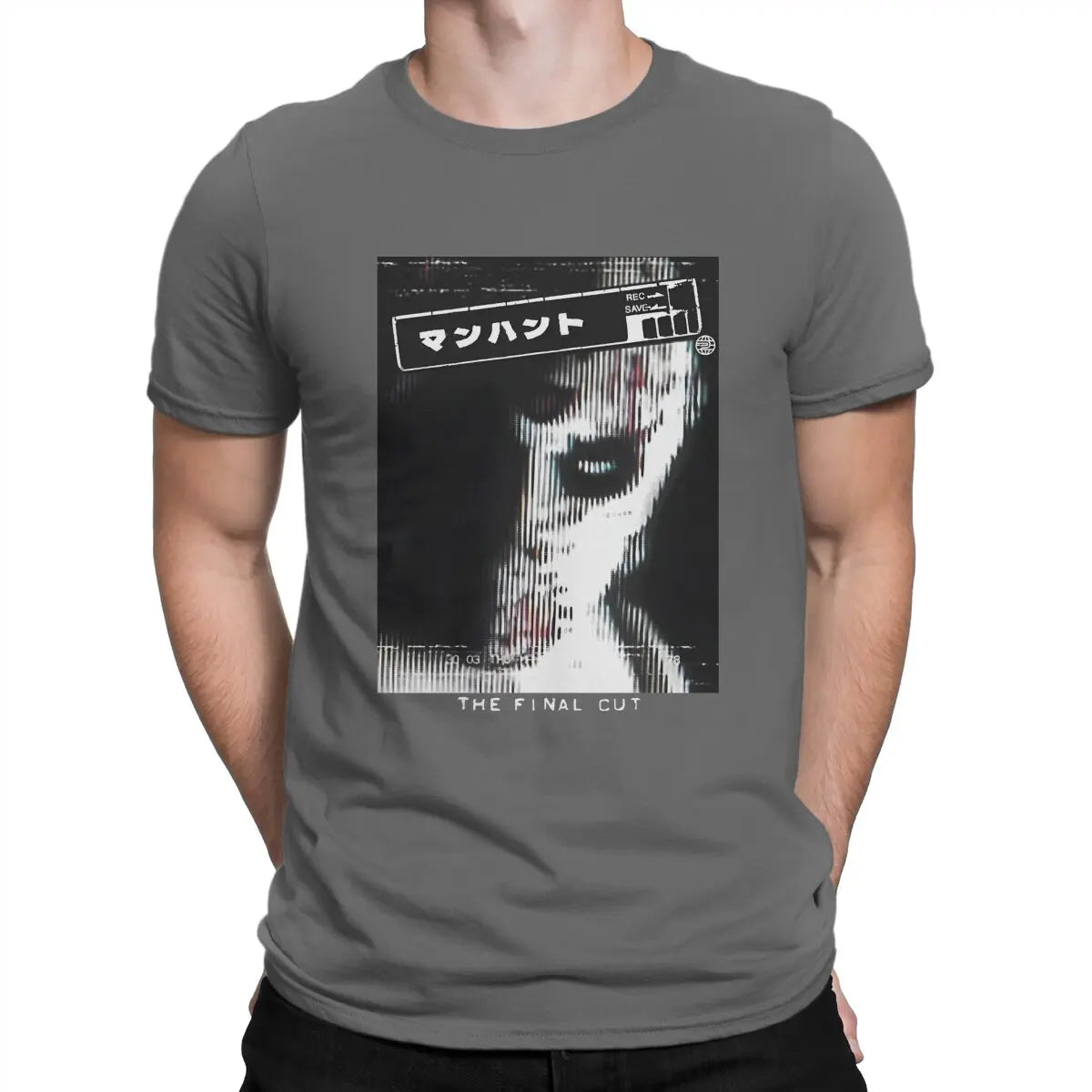 Manhunt Newest TShirt for Men Manhunt - The Final Cut Round Collar Basic T Shirt Hip Hop Gift Clothes Tops