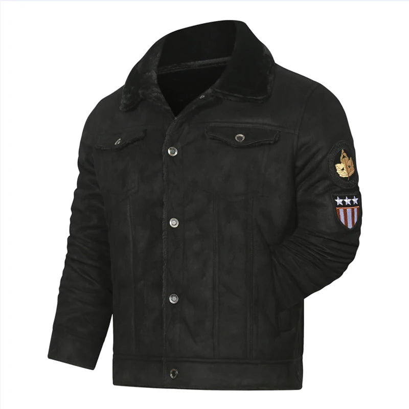 2025 New High Quality Leather Jackets Business Genuine Leather Bomber Jacket Men Real Leather Flights Jacket Black Pilot Coats