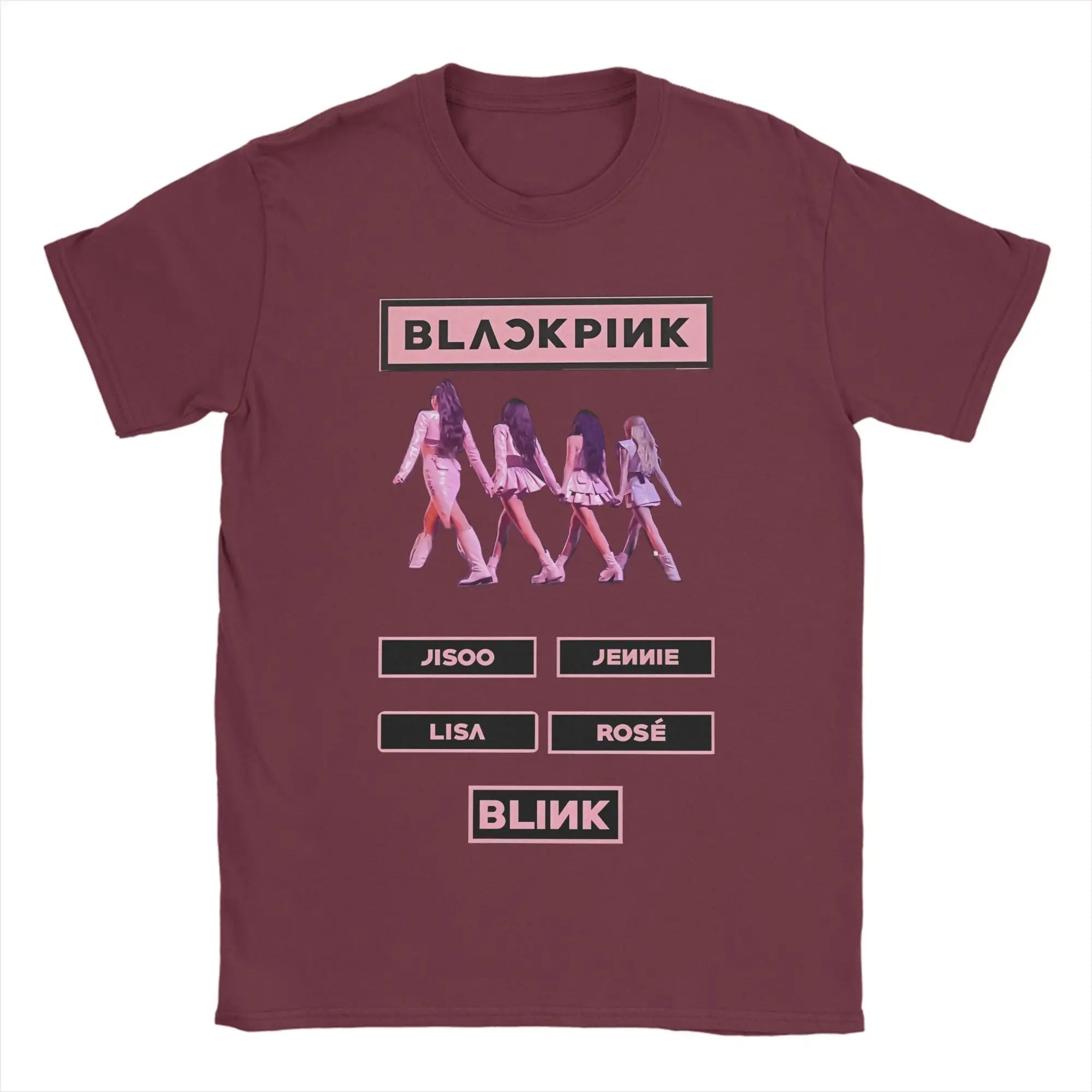 Men's T-Shirts Are You Born Pink Member World Tour Leisure Pure Cotton Tees Short Sleeve  T Shirt O Neck Clothes New Arrival