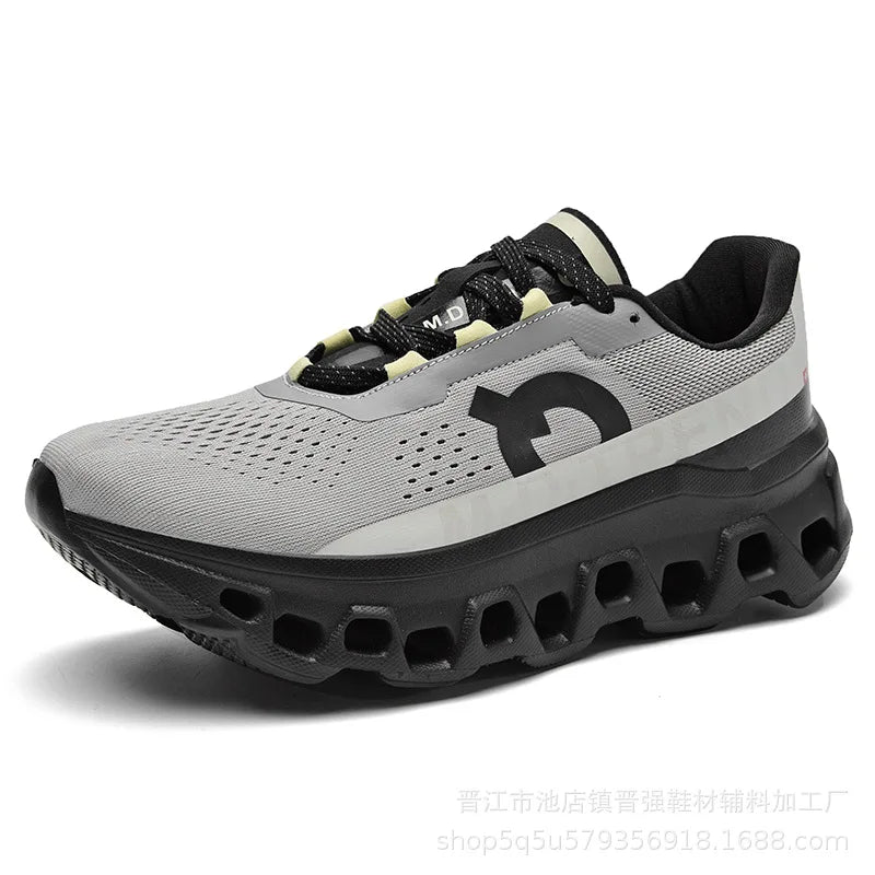 Trendy Soft Bottom Running Shoes Fashionable New Style Sports Casual Men's Shoes Anti-slip Wear-resistant Lightweight Outdoor Tr