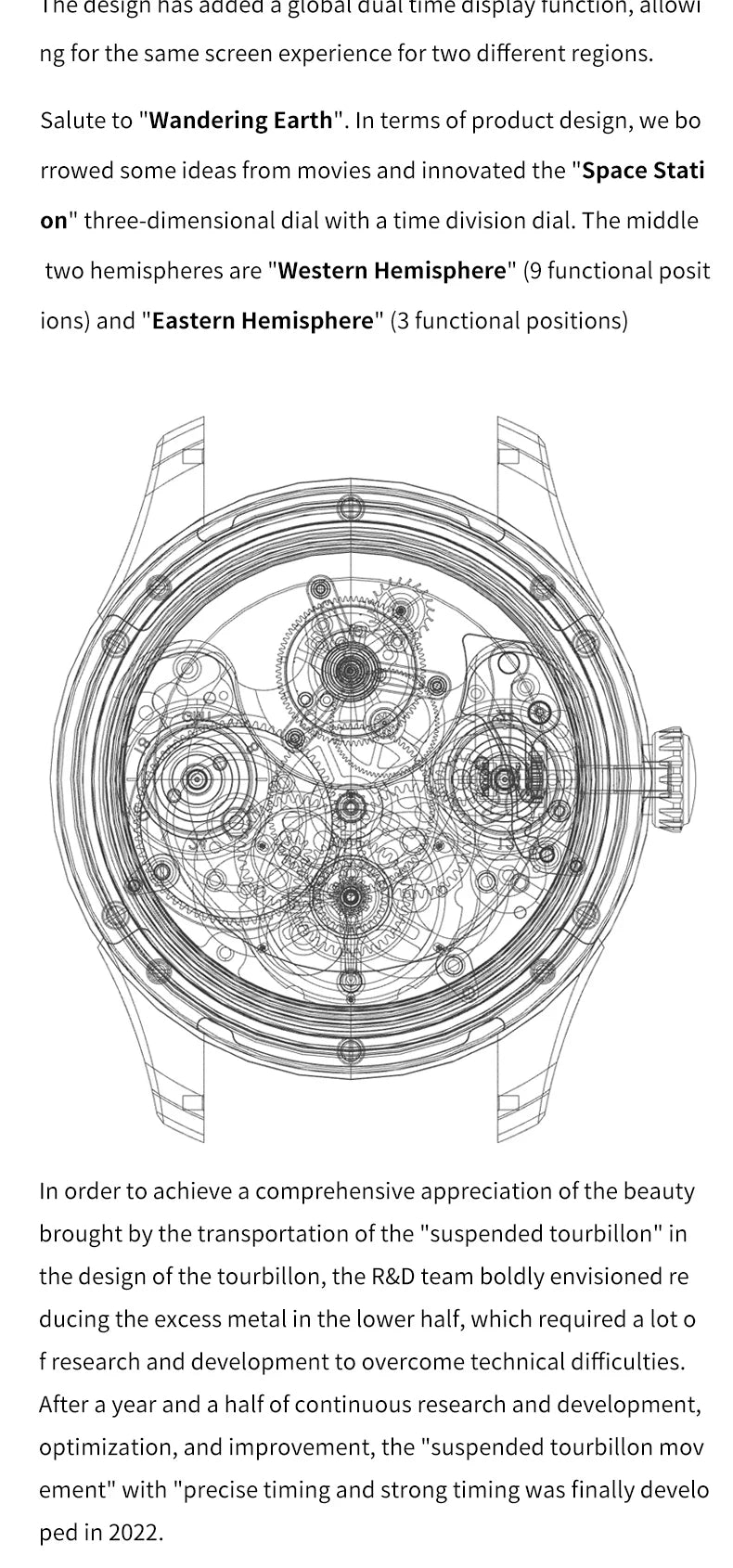 IDEAL KNIGHT Top Brand Luxruy Mens Watch Advanced Tourbillon Automatic Mechanical Watch Waterproof Luminous Dual Region Time