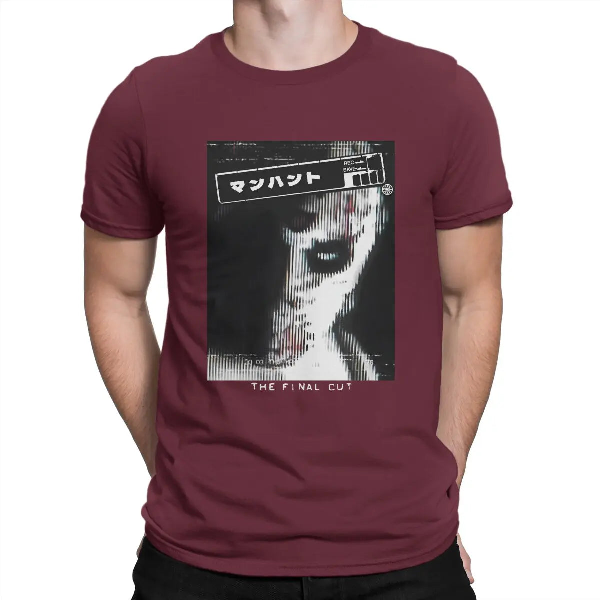 Manhunt Newest TShirt for Men Manhunt - The Final Cut Round Collar Basic T Shirt Hip Hop Gift Clothes Tops