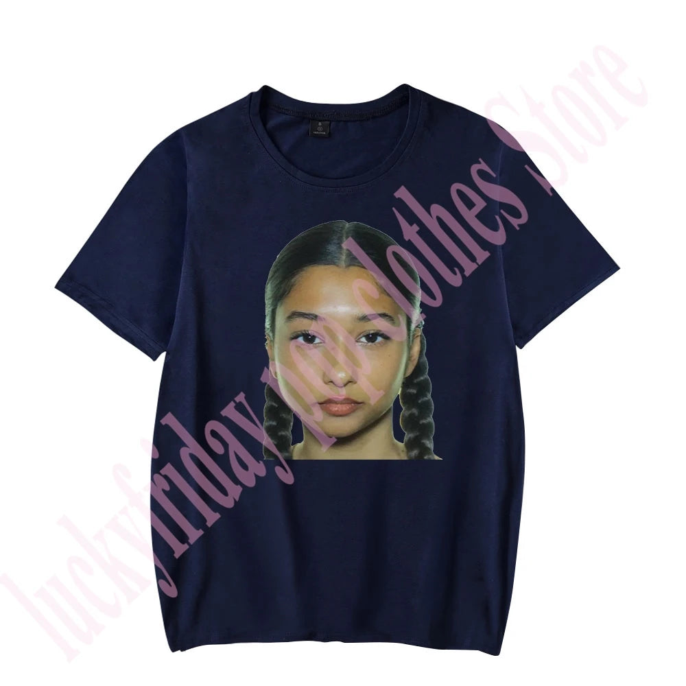 Bb trickz T-shirts FACE Merch Women Men Clothes Trend Casual Short Sleeve Top