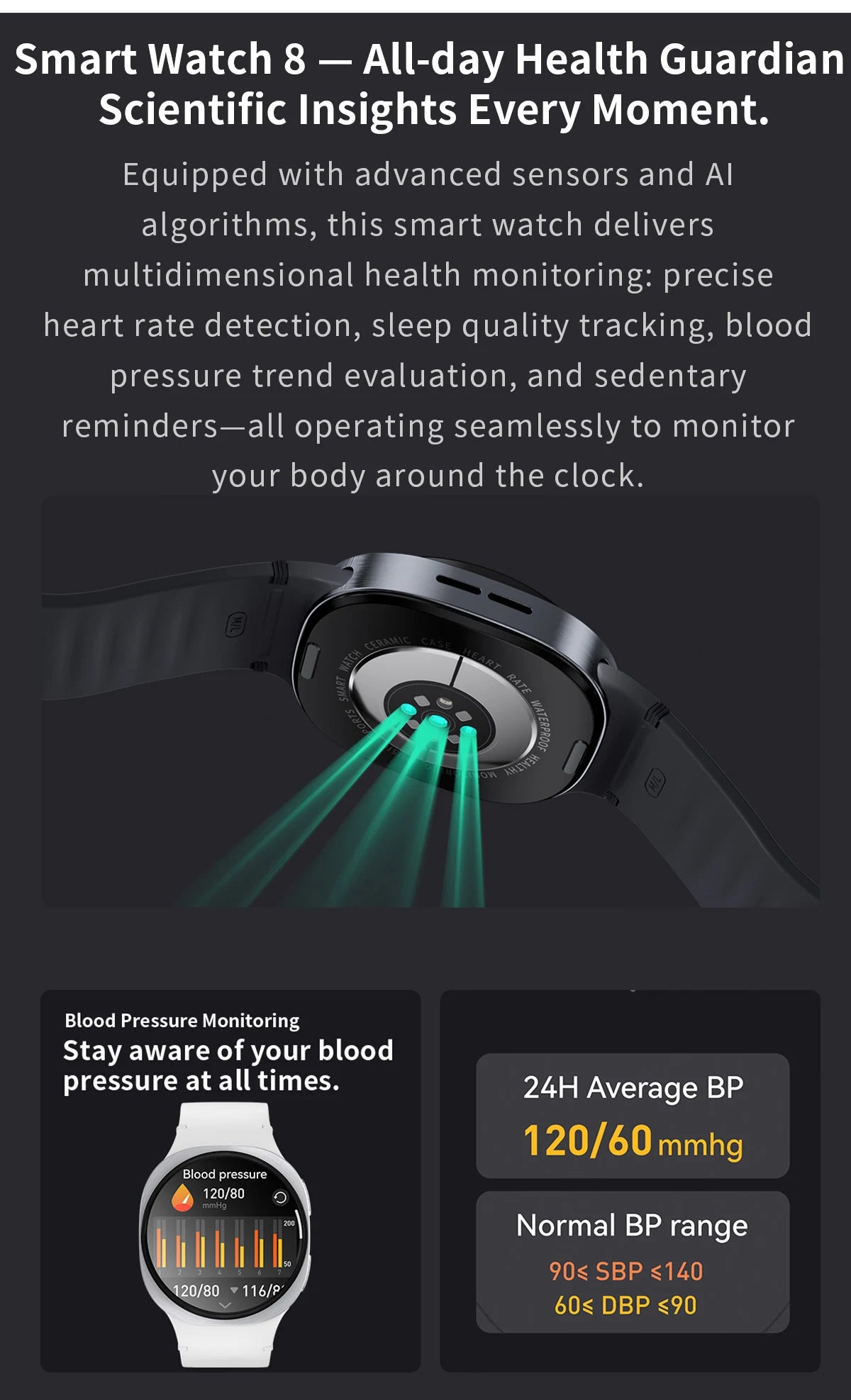 2025 New Watches 8 Mini GPS Track Smart Watch For Men Women Health Sport AMOLED Heart Rate Bluetooth Call Waterproof Smartwatch