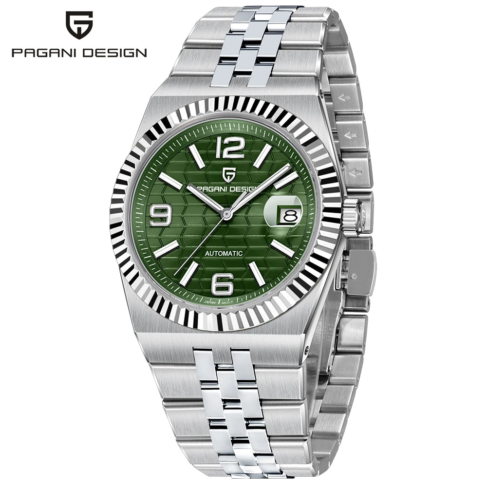 2025 New PAGANI DESIGN 40MM Men Mechanical Watch Top Brand Sapphire Glass Automatic Watch 100M Waterproof Luminous Watch for Men